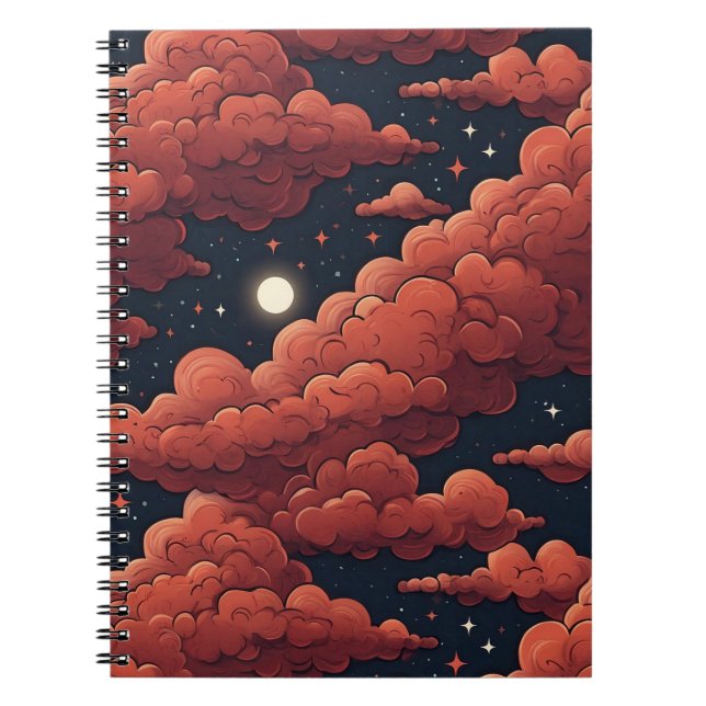 Caderno Espiral Omorfi Morphi - Notebook - Starry Lullaby - Night (Frente)