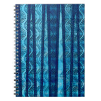 Onda Azul Retro Padrão Única e Legal