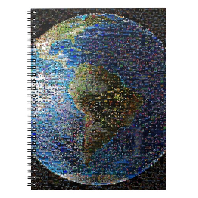 Caderno Espiral Onda da Terra (Frente)