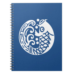 Caderno Espiral Onda de carpa