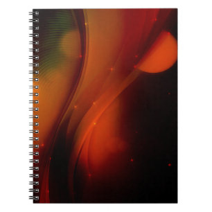 Caderno Espiral Onda de incêndio