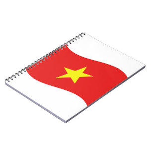 Caderno Espiral Onda de Sinalizador Vietnã