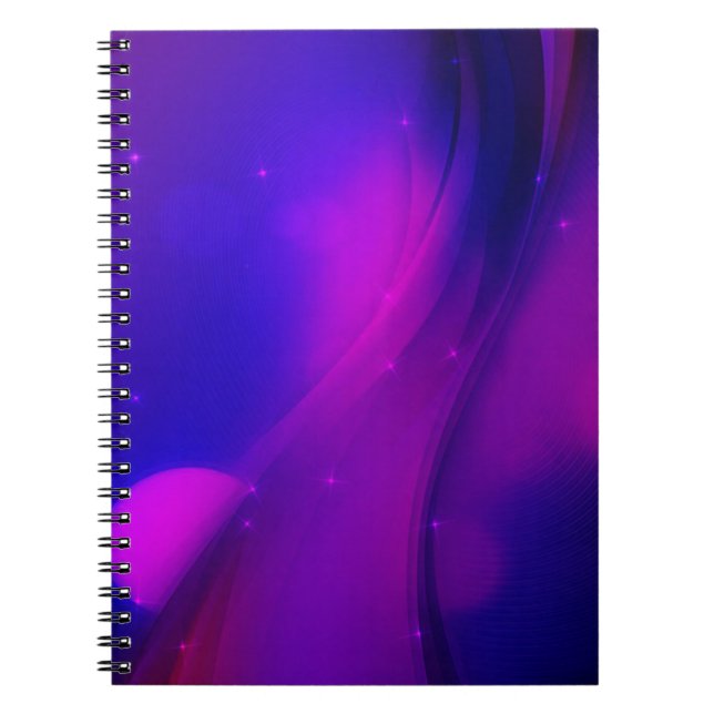 Caderno Espiral Onda Escura (Frente)
