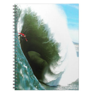 Caderno Espiral Onda surfando íngreme grande