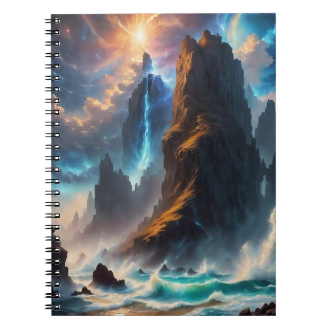 Caderno Espiral Ondas Alienígenas (Frente)