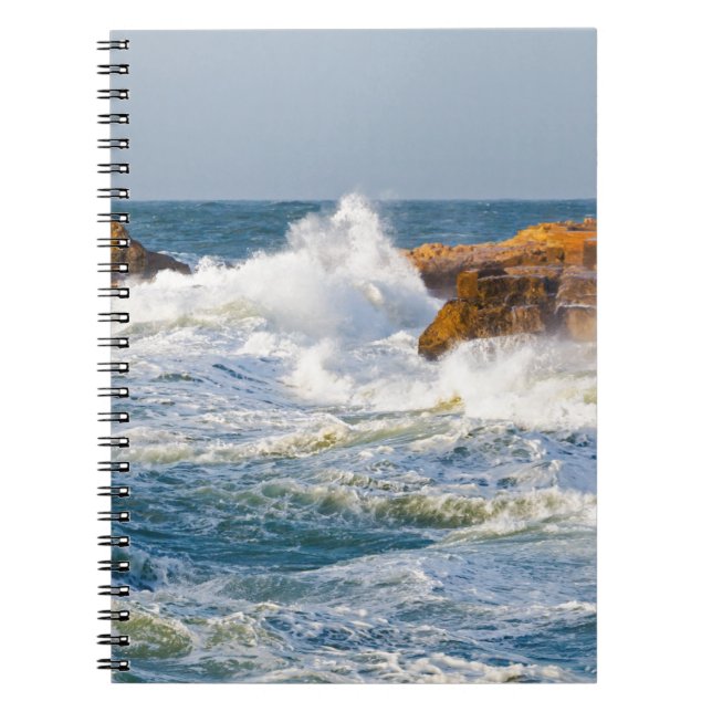 Caderno Espiral Ondas do mar (Frente)