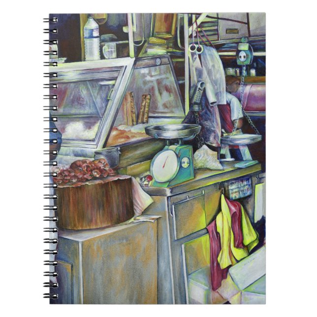 Caderno Espiral Onde está o Curry da Cabeça de Peixe? Singapura (Frente)