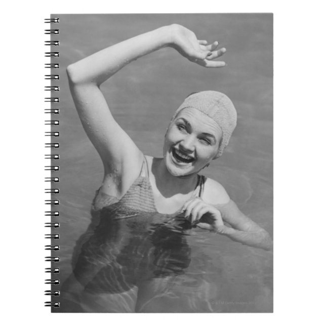 Caderno Espiral Ondulação da mulher (Frente)