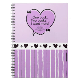 Caderno Espiral One Book, Two Books... I Want More!  Notebook