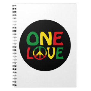 Caderno Espiral One Love, Reggae design