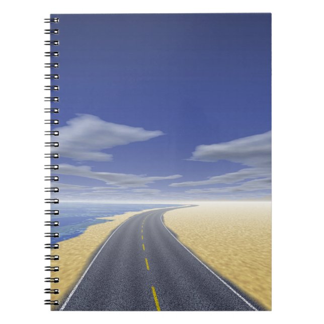 Caderno Espiral OnTheRoadAgain - belo dia (Frente)