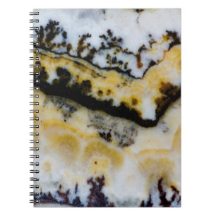 Caderno Espiral Onyx com Renda Prateada