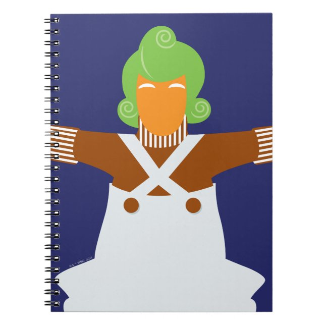 Caderno Espiral Oompa Loompa Arms Out (Frente)