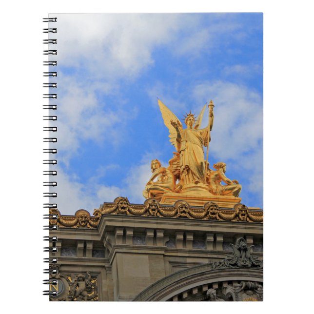 Caderno Espiral ópera de Paris (Frente)