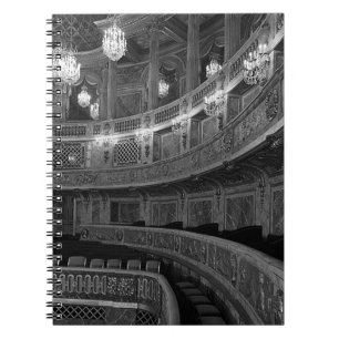 Caderno Espiral Ópera do palácio de Versalhes França vintage