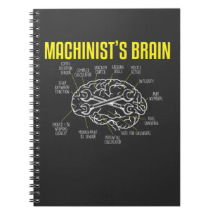 Caderno Espiral Operador mecânico de Cotação de Definição Eng