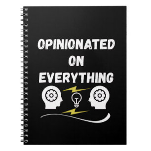Caderno Espiral Opinionado sobre tudo