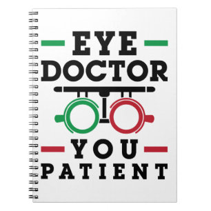 Caderno Espiral Optometria Optometria Médico Seu Doente