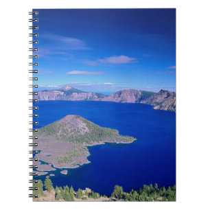 Caderno Espiral OR, Parque Nacional Crater Lake, Ilha Wizard e Cra