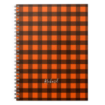 Orange and Black Checker