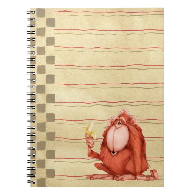Caderno Espiral Orangutan - Notebook (Frente)