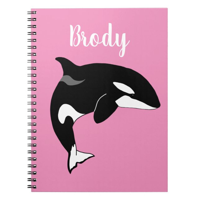 Caderno Espiral Orca Killer Whale (Frente)
