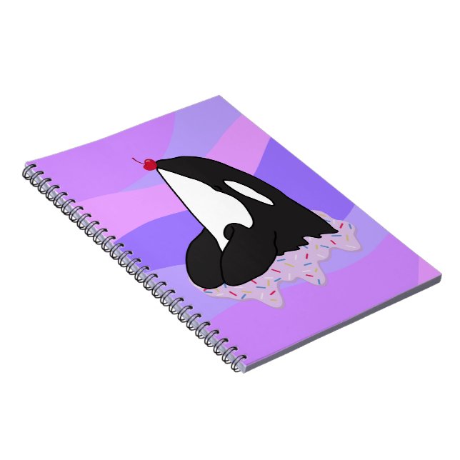 Caderno Espiral Orca Killer Whale (Lado Direito)