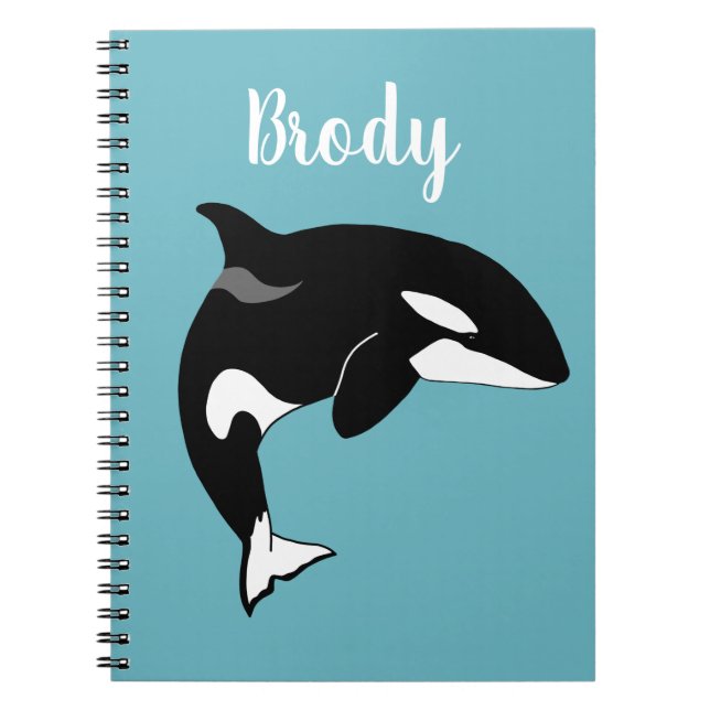 Caderno Espiral Orca Killer Whale (Frente)
