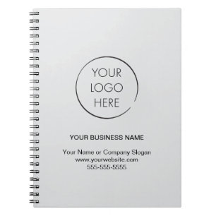 Caderno Espiral Orçamento Logotipo Marca Empresa Negócios