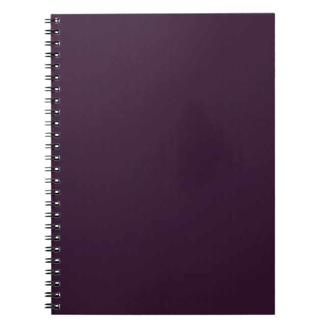 Caderno Espiral ORÇAMENTO PLUM PURPLE Modelo monocromático (Frente)