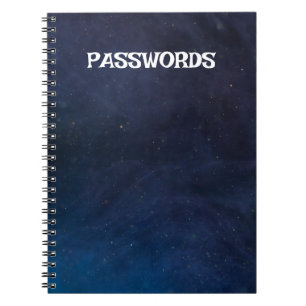 Caderno Espiral Organizador de Senhas
