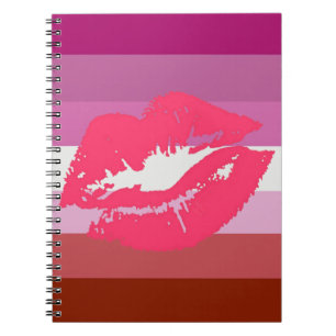 CADERNO ESPIRAL ORGULHO DA LÉSBICA DO BATOM