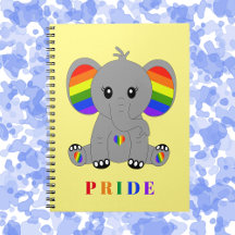Orgulho gay LGBTQ - elefante giro com bandeira arc