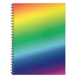Caderno Espiral Orgulho lgbtq lgbt bandeira arco-íris padrão espir