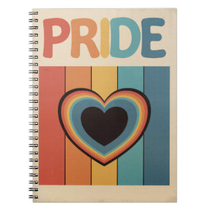 Caderno Espiral Orgulho LGBTQ+ Retrô