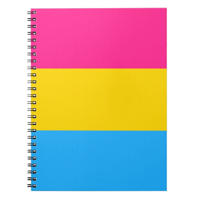Caderno Espiral Orgulho Pansexual (Frente)