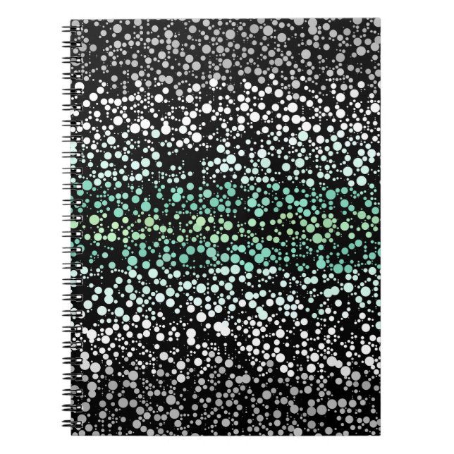 Caderno Espiral Orgulho Paragênero Mod Retro Excêntrico Boho (Frente)