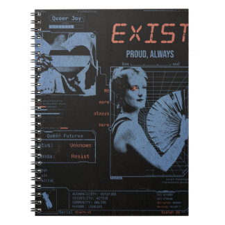 Caderno Espiral Orgulho Pride LGBTQ+ Modernista Brutalista