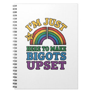 Caderno Espiral Orgulho Vintage Bigots Perturba Design de Camisa A