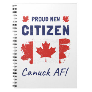 Caderno Espiral Orgulhosa Nova Cidadã Canadiana, Cerimônia de Ci