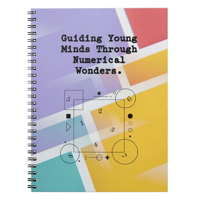 Caderno Espiral Orientando Mentes Jovens | Matemática Maravilhas N (Frente)
