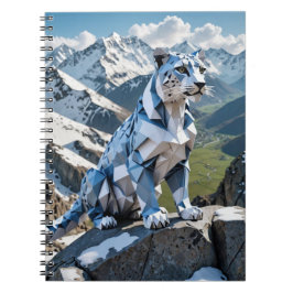 Caderno Espiral Origami de Salto de Neve Volta às Aulas