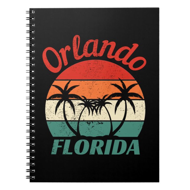 Caderno Espiral Orlando Florida (Frente)