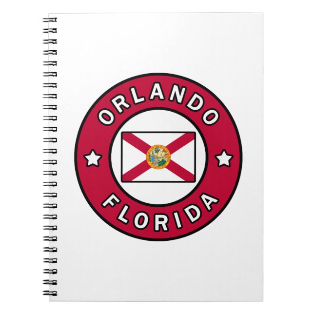 Caderno Espiral Orlando Florida (Frente)