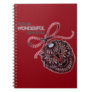 Caderno Espiral Ornamento com texto