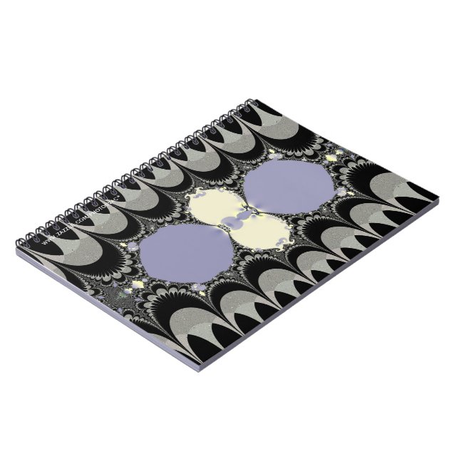 Caderno Espiral Ornamento do ouro (Left Side)