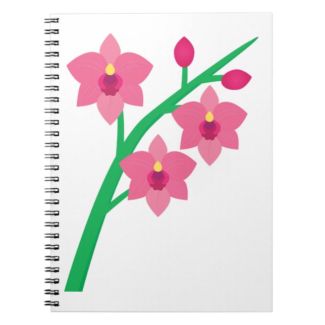 Caderno Espiral Orquídeas (Frente)