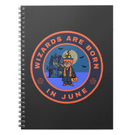 Caderno Espiral Os assistentes são nasceres em junho