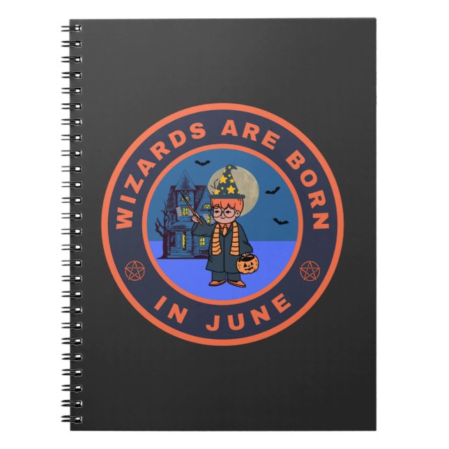 Caderno Espiral Os assistentes são nasceres em junho (Frente)