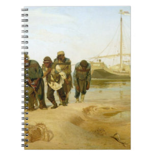 Caderno Espiral Os barqueiro no Volga, 1870-73